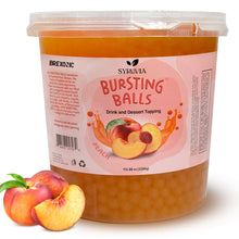 Load image into Gallery viewer, 7 LB Peach Flavored Boba Balls for a Bursting and Popping Boba Experience