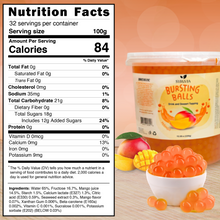 Load image into Gallery viewer, 7 LB Mango Flavored Boba Balls for a Bursting and Popping Boba Experience
