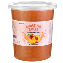 Load image into Gallery viewer, Peach bursting boba