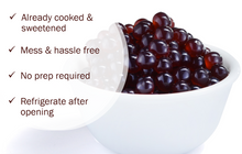 Load image into Gallery viewer, Blueberry Flavored Boba Balls for a Bursting and Popping Boba Experience