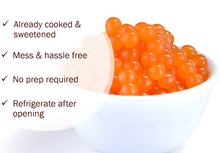 Load image into Gallery viewer, 7 LB Mango Flavored Boba Balls for a Bursting and Popping Boba Experience